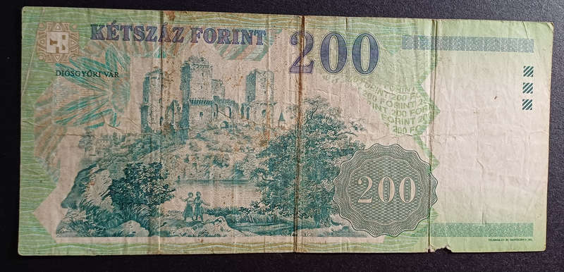Hungary 200 Forint Bank Note
