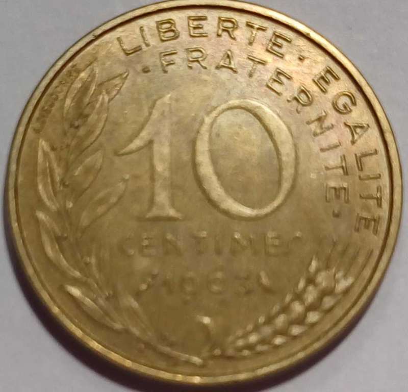 1963 France 10 Centimes