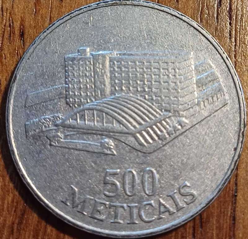 500 Meticais Mocambique 1994