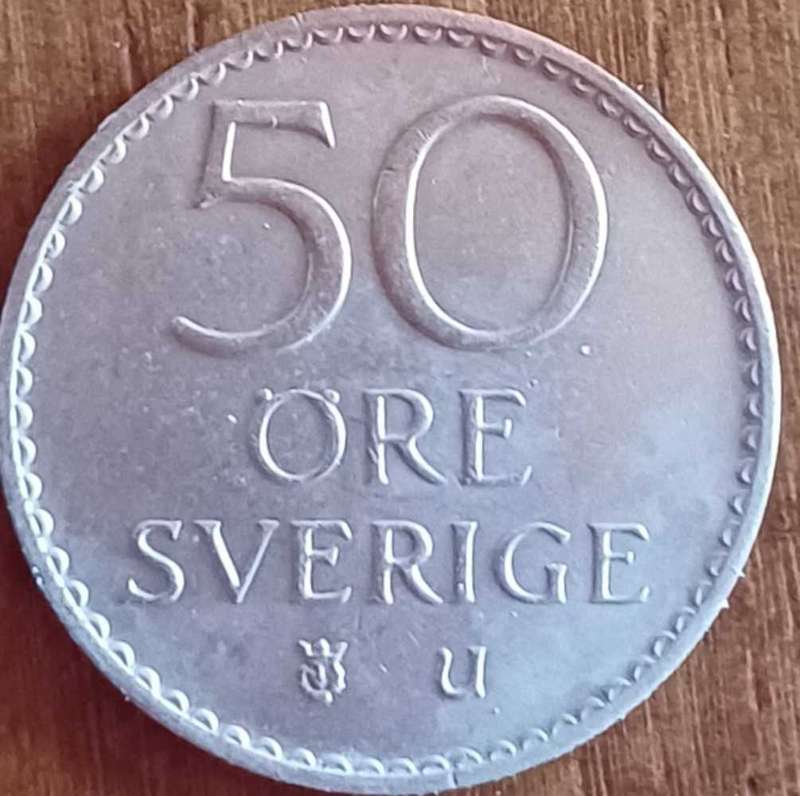 1973 Sweden 50 Øre