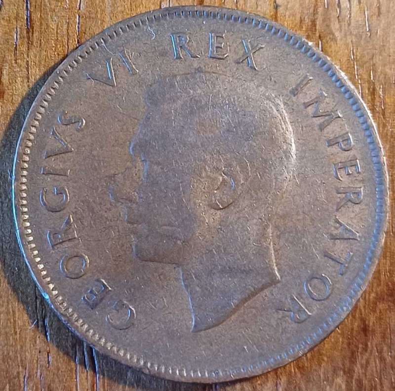 1942 SA Union 1 Penny