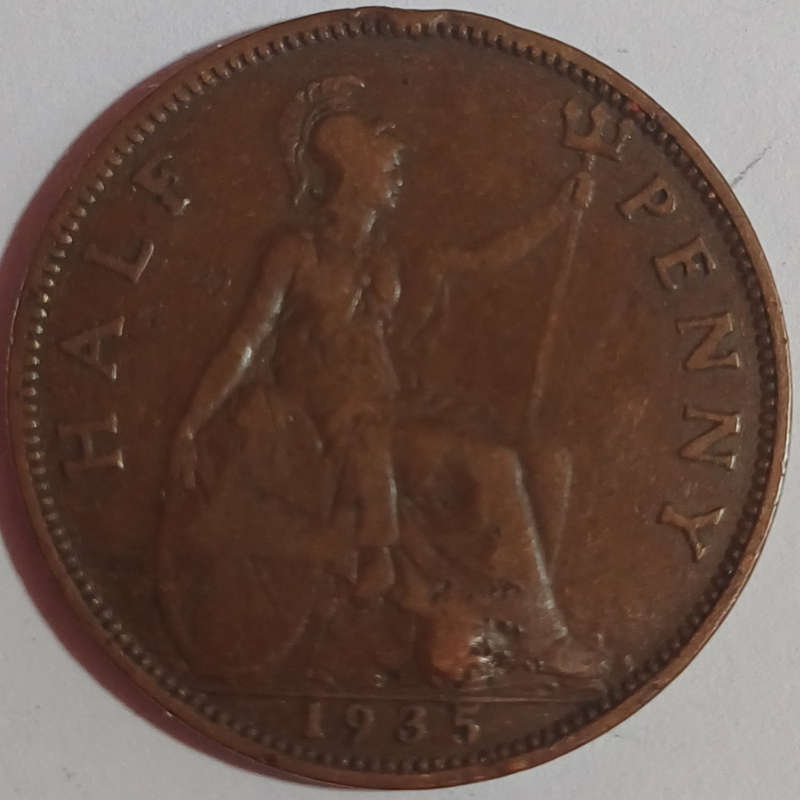 1935 GB Half Penny