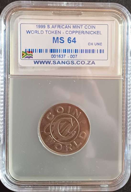 SA MINT Coin, 1999 - World Token MS64