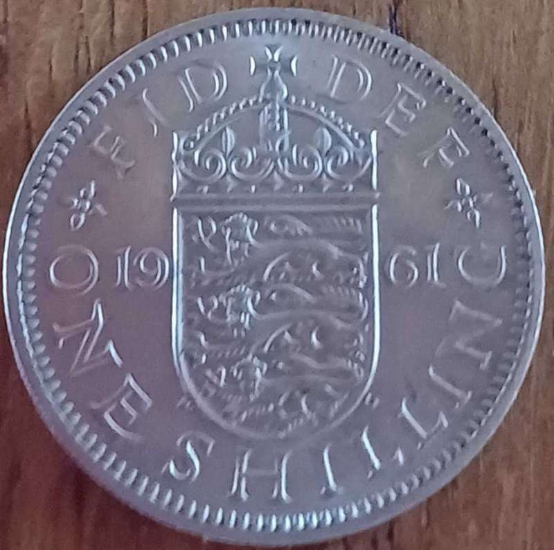 1961 GB 1 Shilling