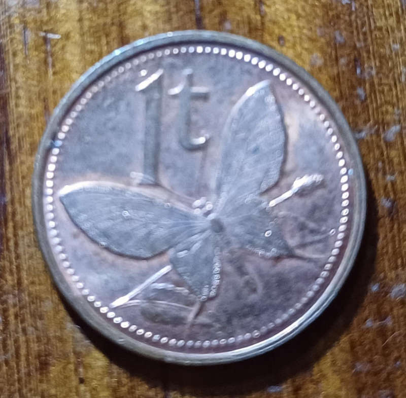 1 Toea Papua New Guinea 1984