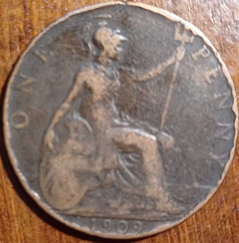 1909 GB 1 penny