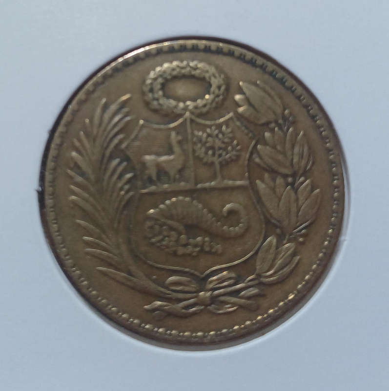 1941 Peru ½ Sol in Coin Flip