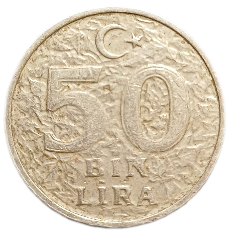 Turkey 50 Lira 1999
