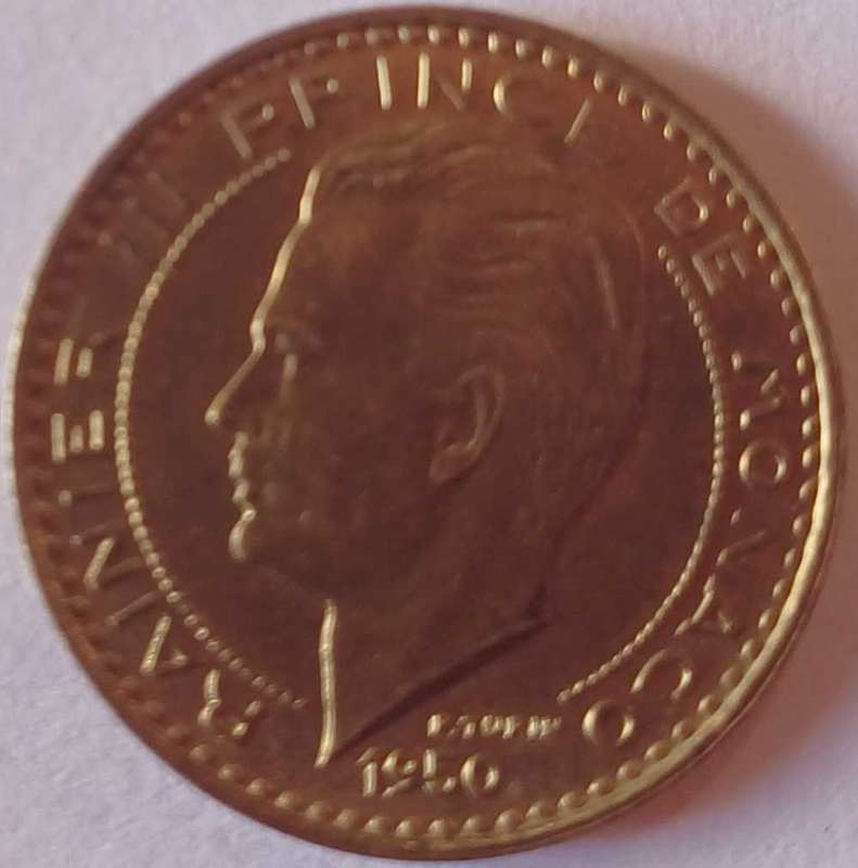 1950 Monaco 20 Francs