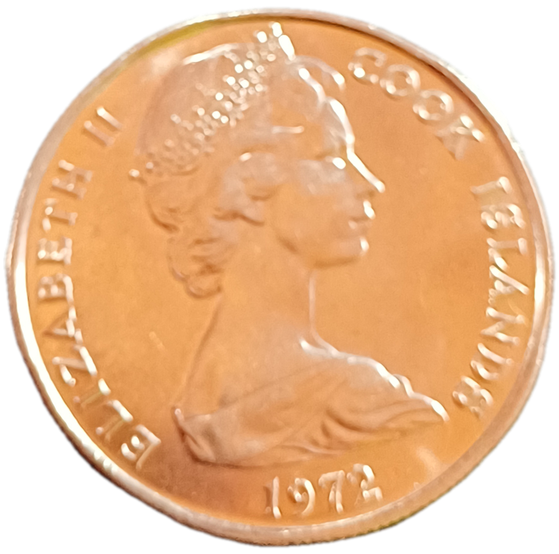 1972 Cook Islands 25 Cent (UNC)