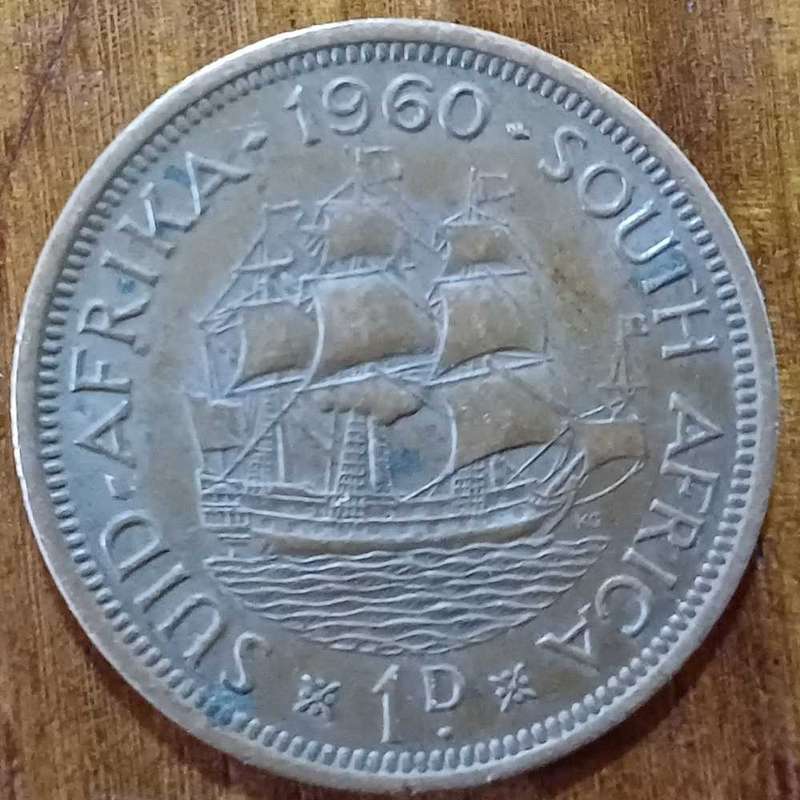 1960 SA Union 1 Penny