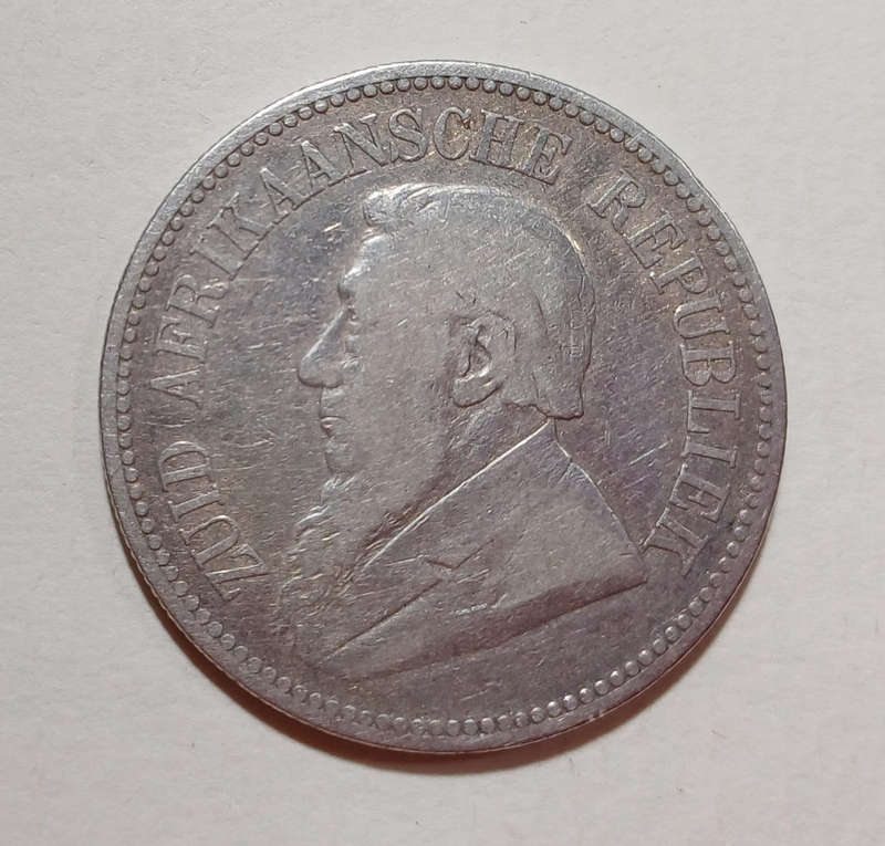 1892 ZAR 2.5 Shillings