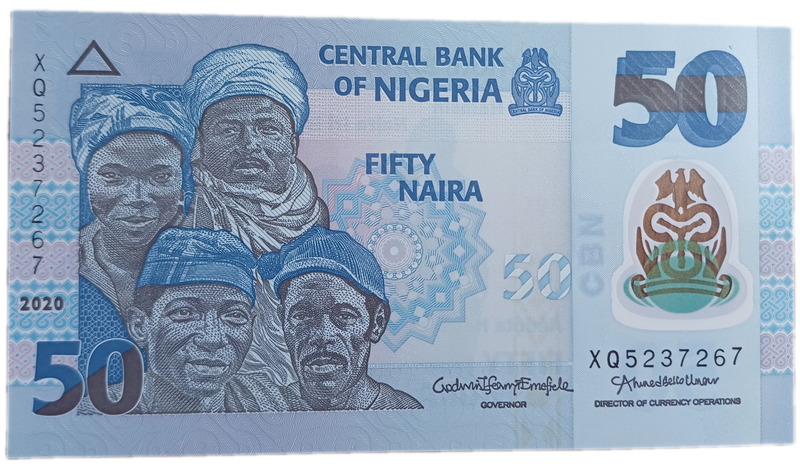 Nigeria Bank Note 50 Naira