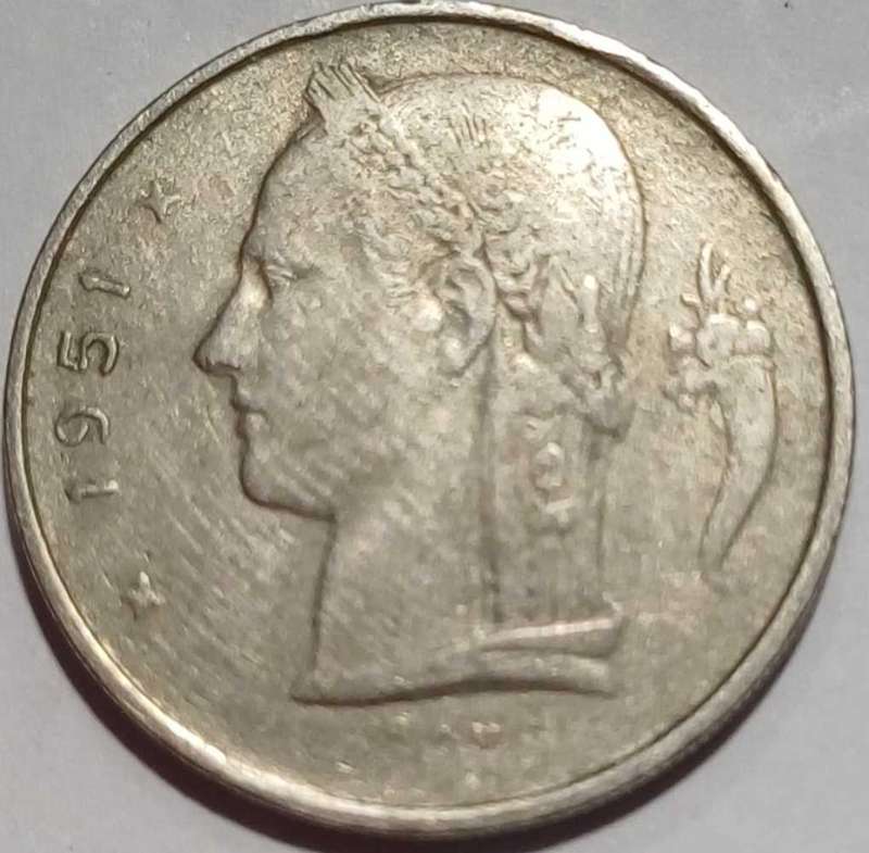 1951 Belgium 1 Franc