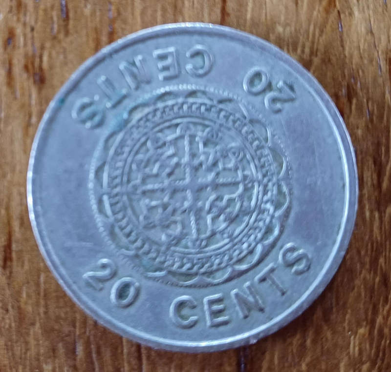 1977 Solomon Islands 20 Cent