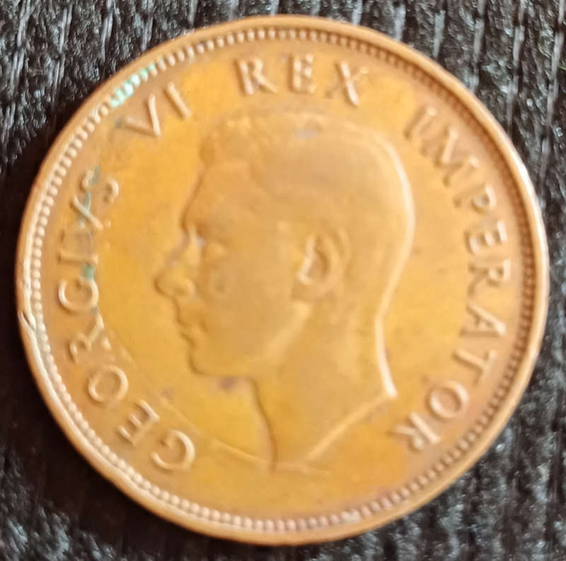1938 Union Half Penny