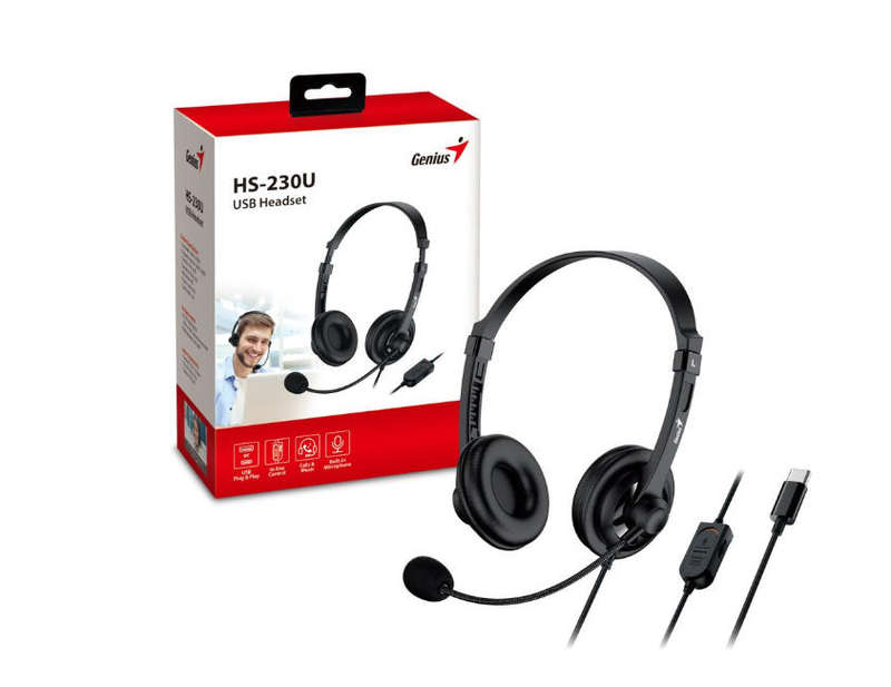 Genius HS-230U USB Stereo Headset