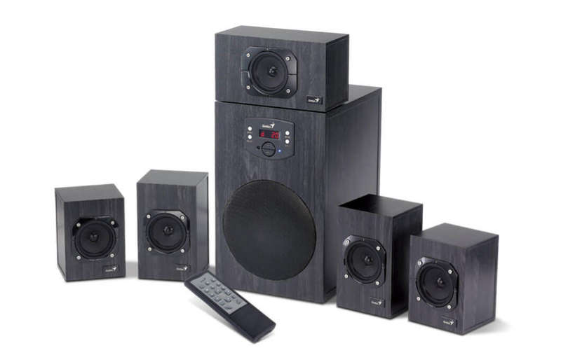Genius SP-HF5.1 4500 II 5.1 Wooden Speaker System  125W RMS