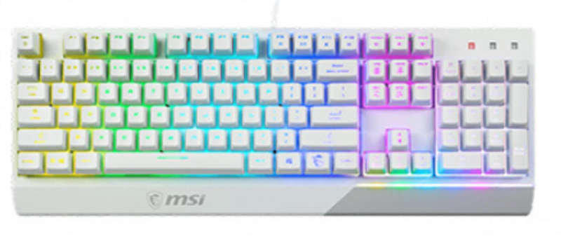 MSI Vigor GK30 Gaming Keyboard (US) - White