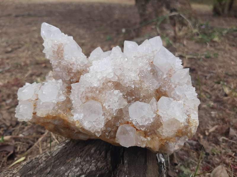 WHITE SPIRIT QUARTZ CLUSTER 1.245kg