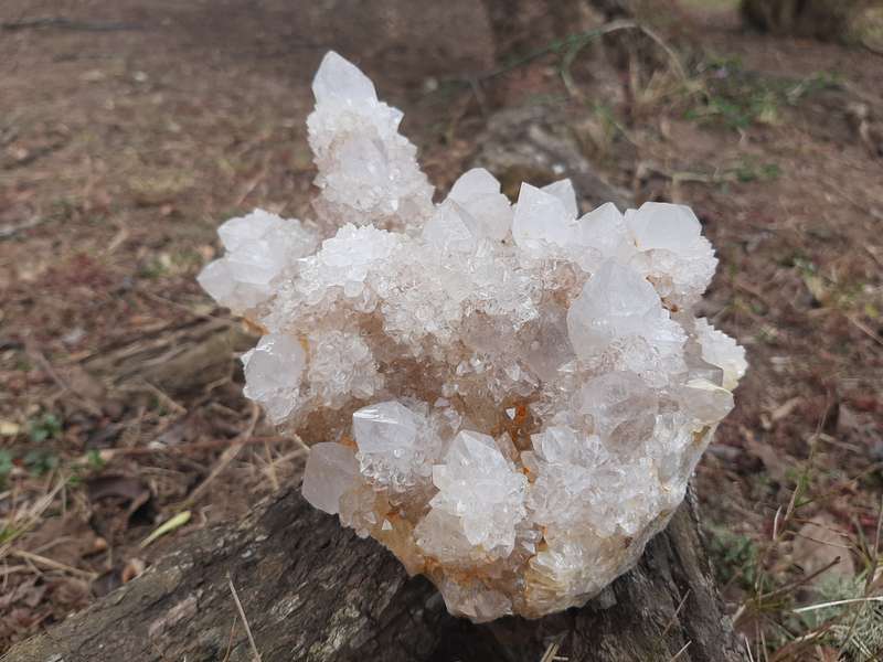 WHITE SPIRIT QUARTZ CLUSTER 1.245kg