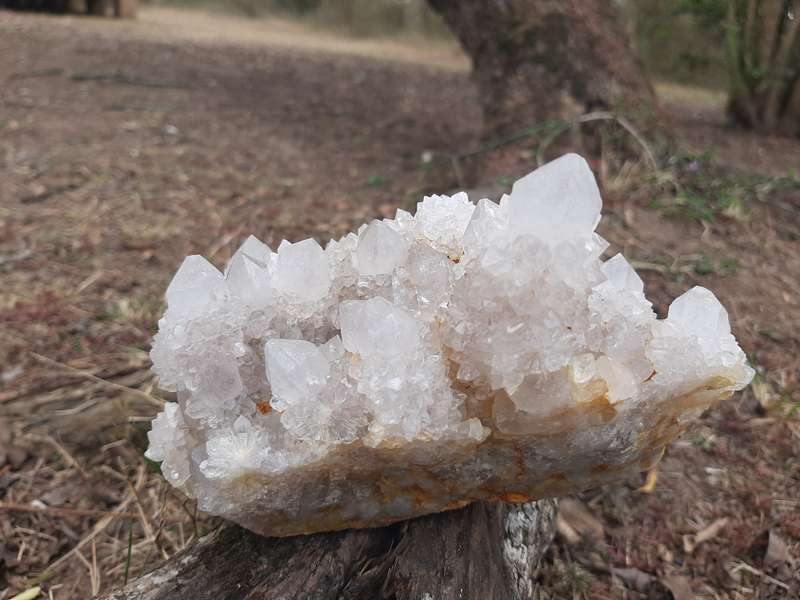 WHITE SPIRIT QUARTZ CLUSTER 1.245kg