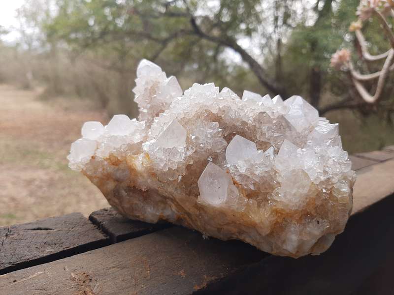 WHITE SPIRIT QUARTZ CLUSTER 1.245kg