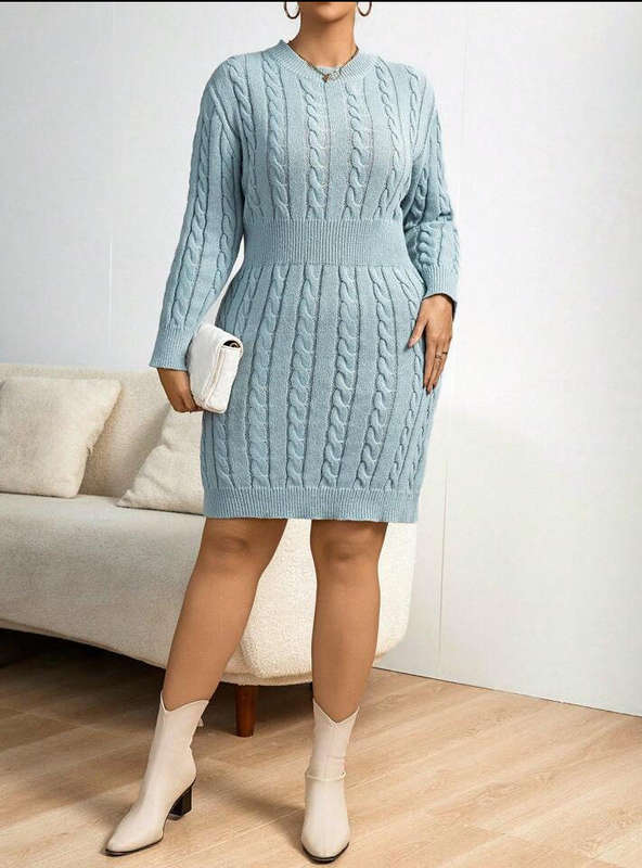 Plus Size Sexy Winter Dress Size 3XL