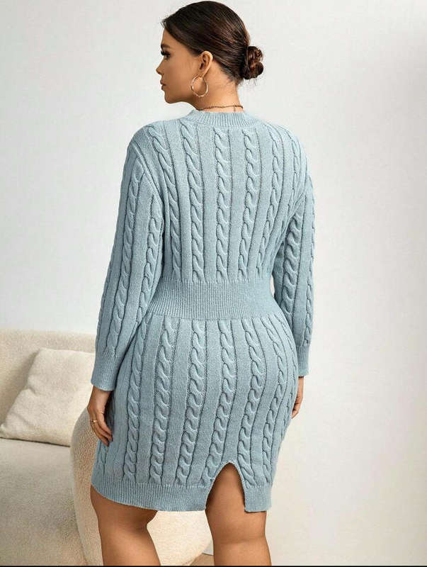 Plus Size Sexy Winter Dress Size 3XL