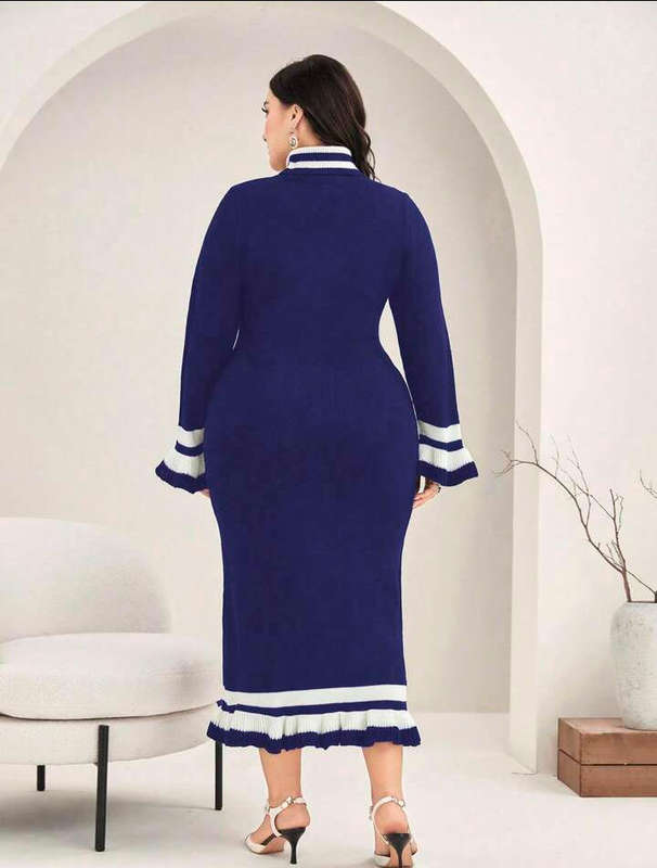 Plus Size Winter Dress Size 2XL