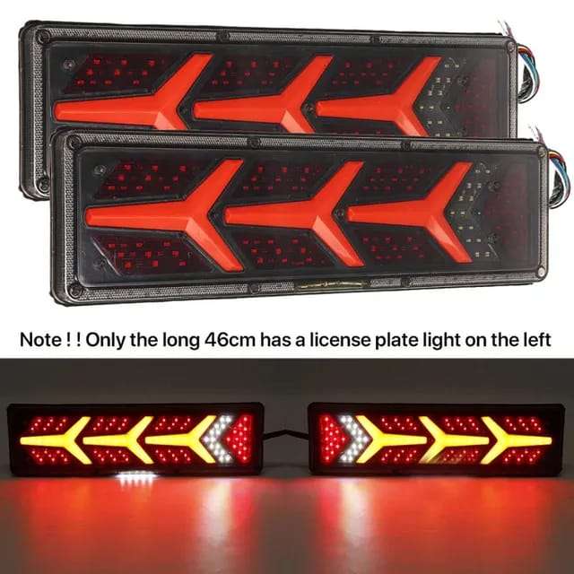 High-Performance Sequential 24V LED Taillights  Set of 2