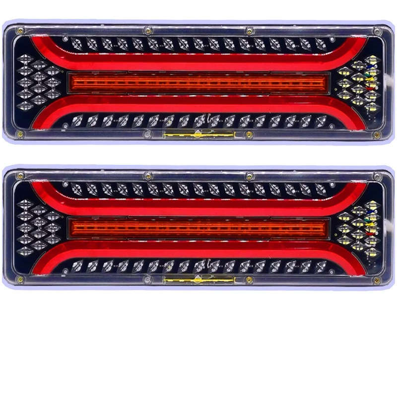 High-Performance Sequential 24V LED Taillights  Set of 2