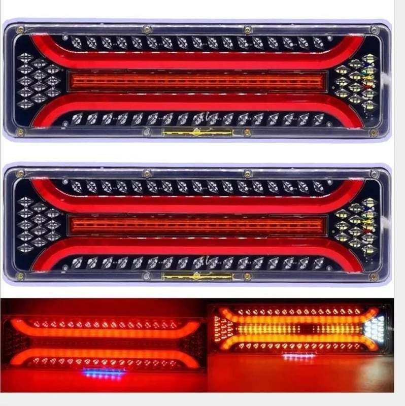 High-Performance Sequential 24V LED Taillights  Set of 2