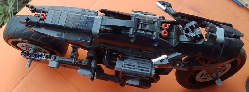 Lego Motorbike- already put together- can be taken apart as well