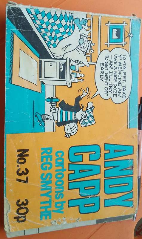 6x original vintage Andy Capp books