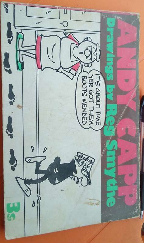 6x original vintage Andy Capp books