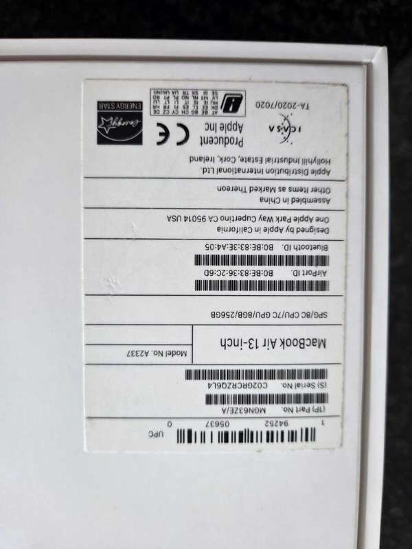 Apple MacBook Air 13 Inch M1