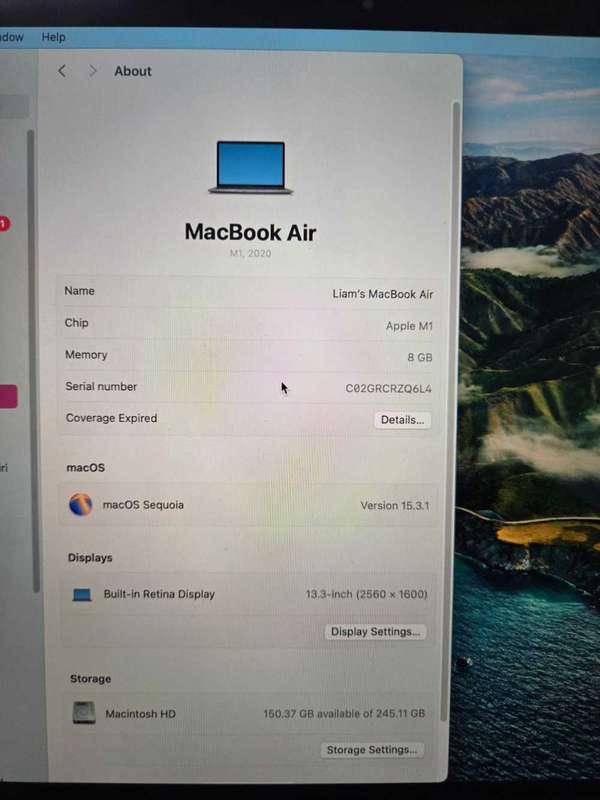 Apple MacBook Air 13 Inch M1