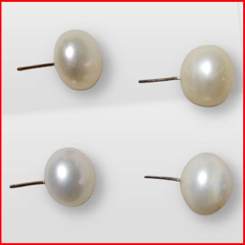 Vintage Genuine Large Ocean Pearl Earrings