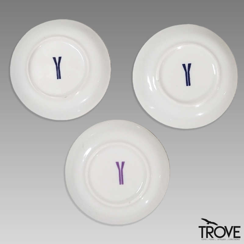 The Three Ships Butter Plates From Carlton Hotel