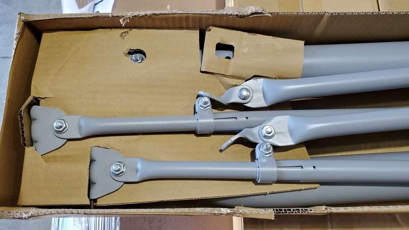Hughes / Hughesnet Satellite Dish Wall Roof TriMast Bracket