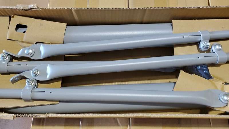 Hughes / Hughesnet Satellite Dish Wall Roof TriMast Bracket