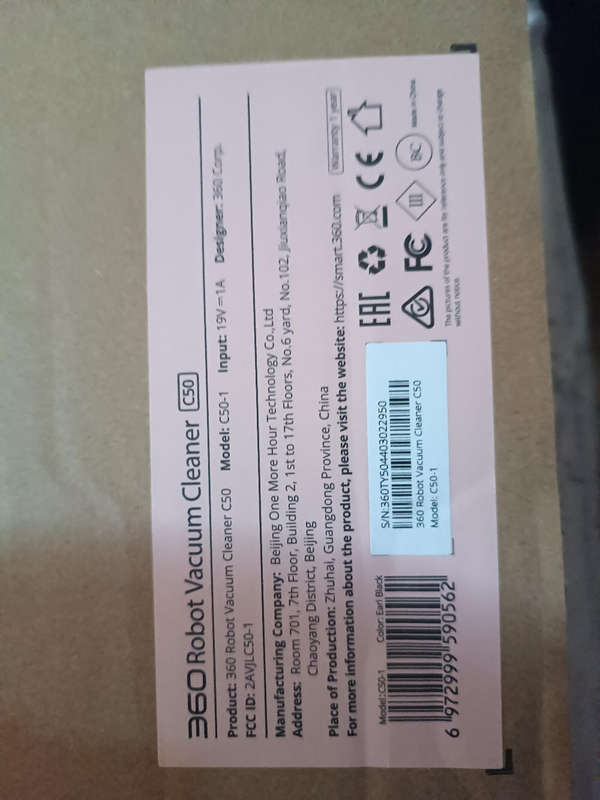 New  360 Robot Vacuum C50
