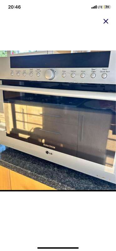 LG SOLARDOM MICROWAVE/OVEN