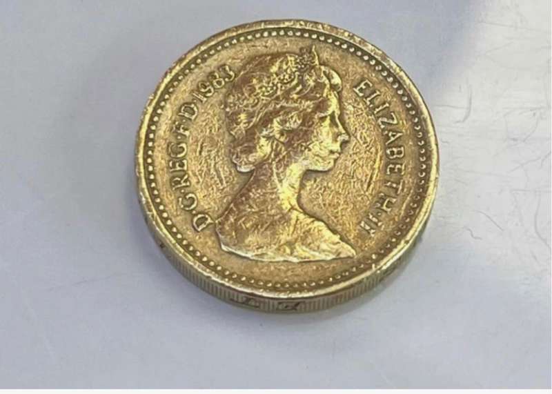 One Pound 1983 Elizabeth II Decus et Tutamen