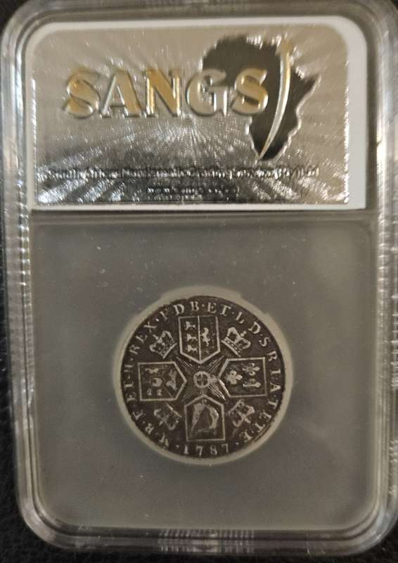 UK 1787 George III Silver Shilling
