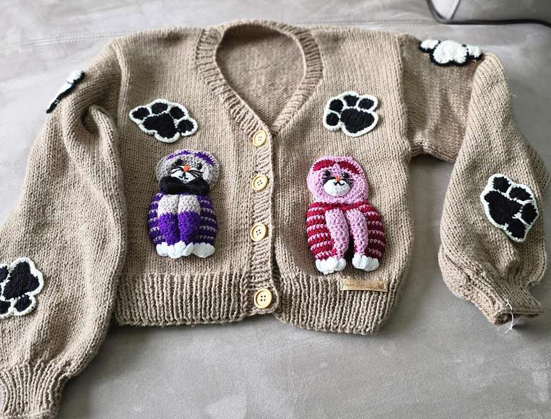 Cat Cardigan