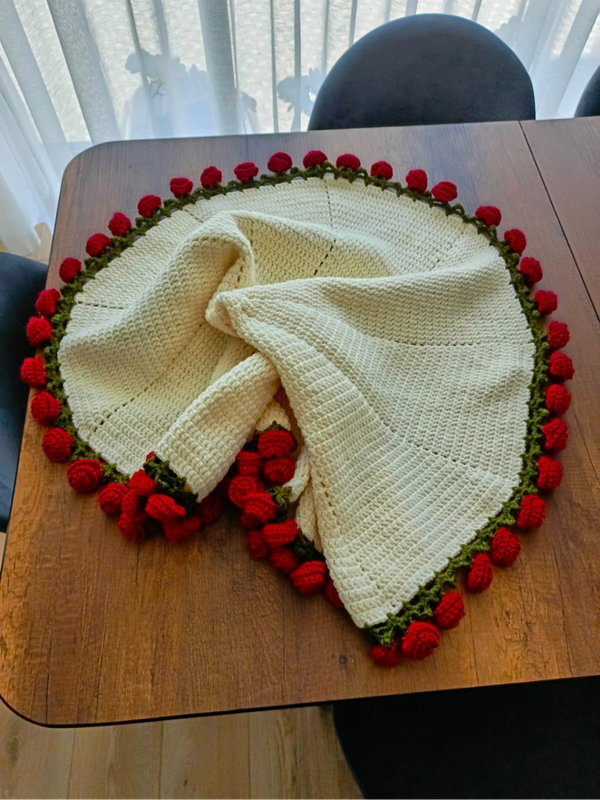 Bouquet Blanket 80 cm Flower Blanket