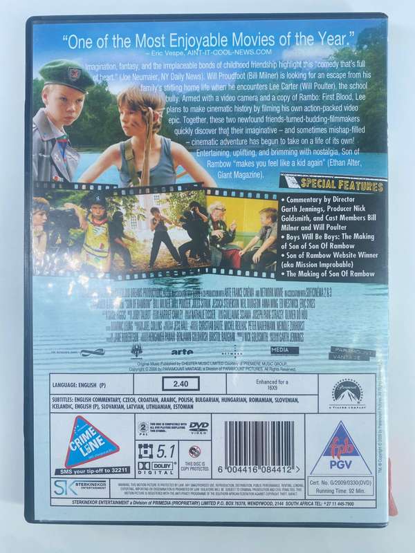 Son Of Rambow DVD (2007)