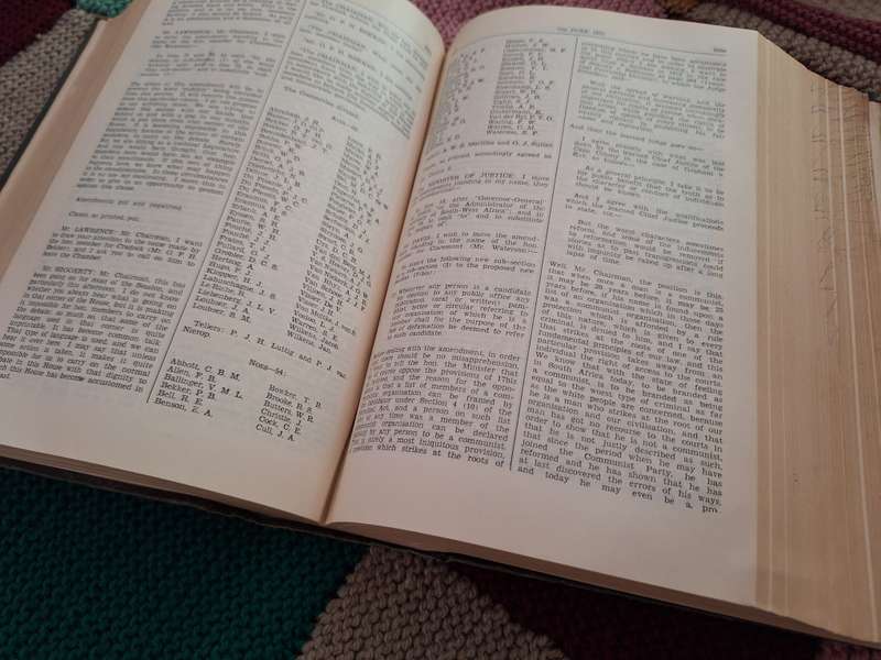 Debates of the HOUSE of ASSEMBLY South Africa Handsard 19Jan to 22nd June 1951